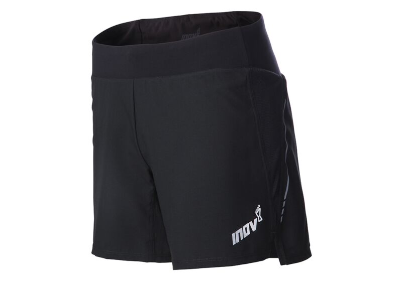 Inov-8 Race Elite 6" Men's Running Shorts Black/Red UK 258063EOZ